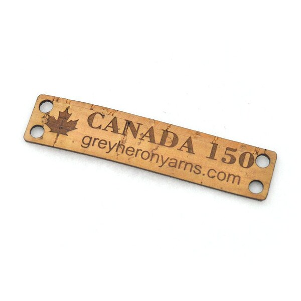 Rectangle cork fabric sewing label